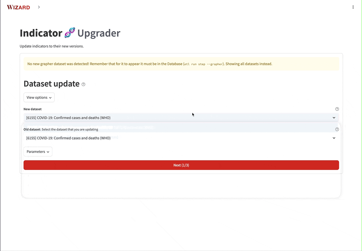 Chart Upgrader